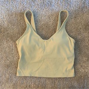 lululemon dew green scrapped align tank top